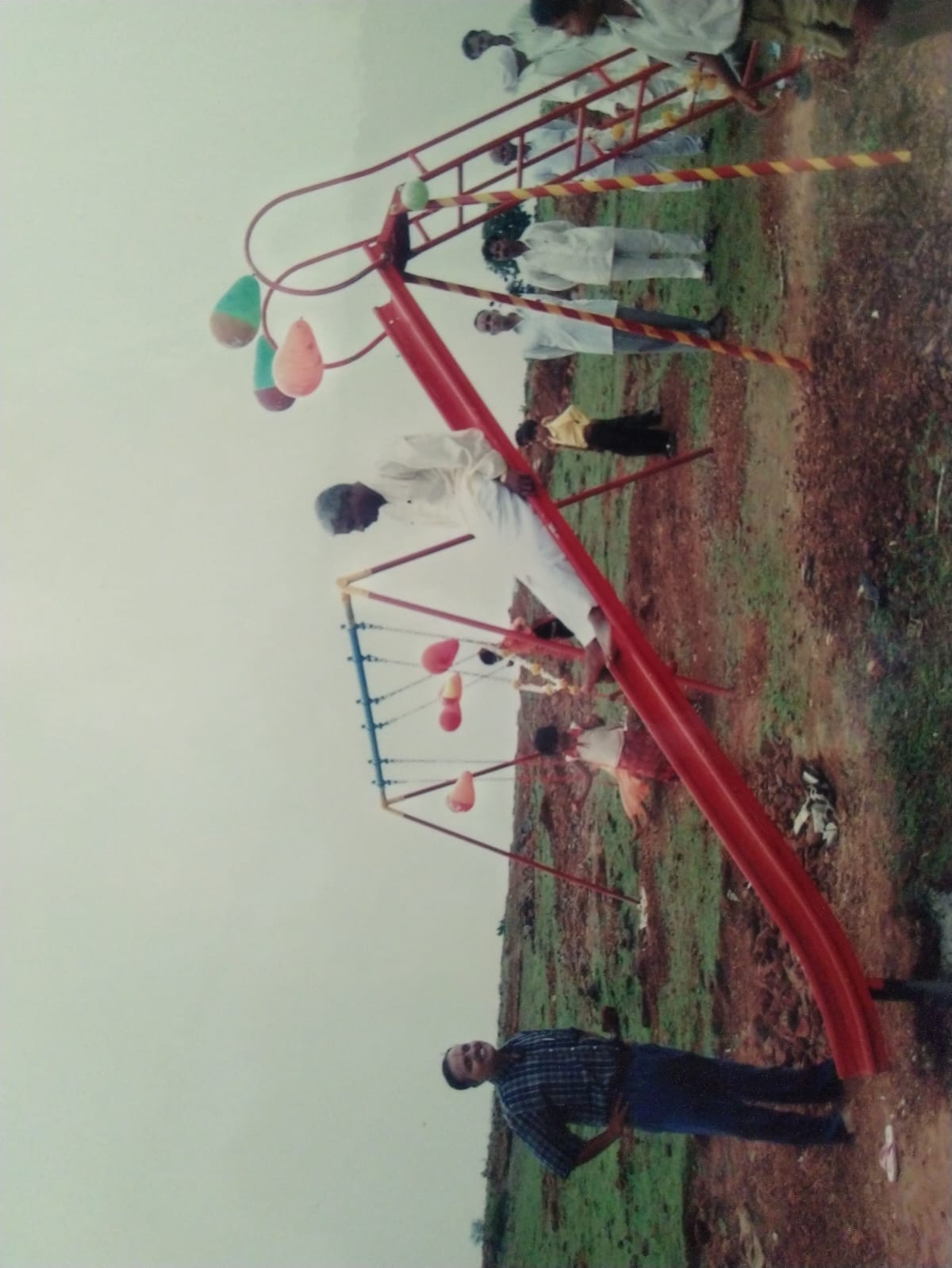Joy on swings